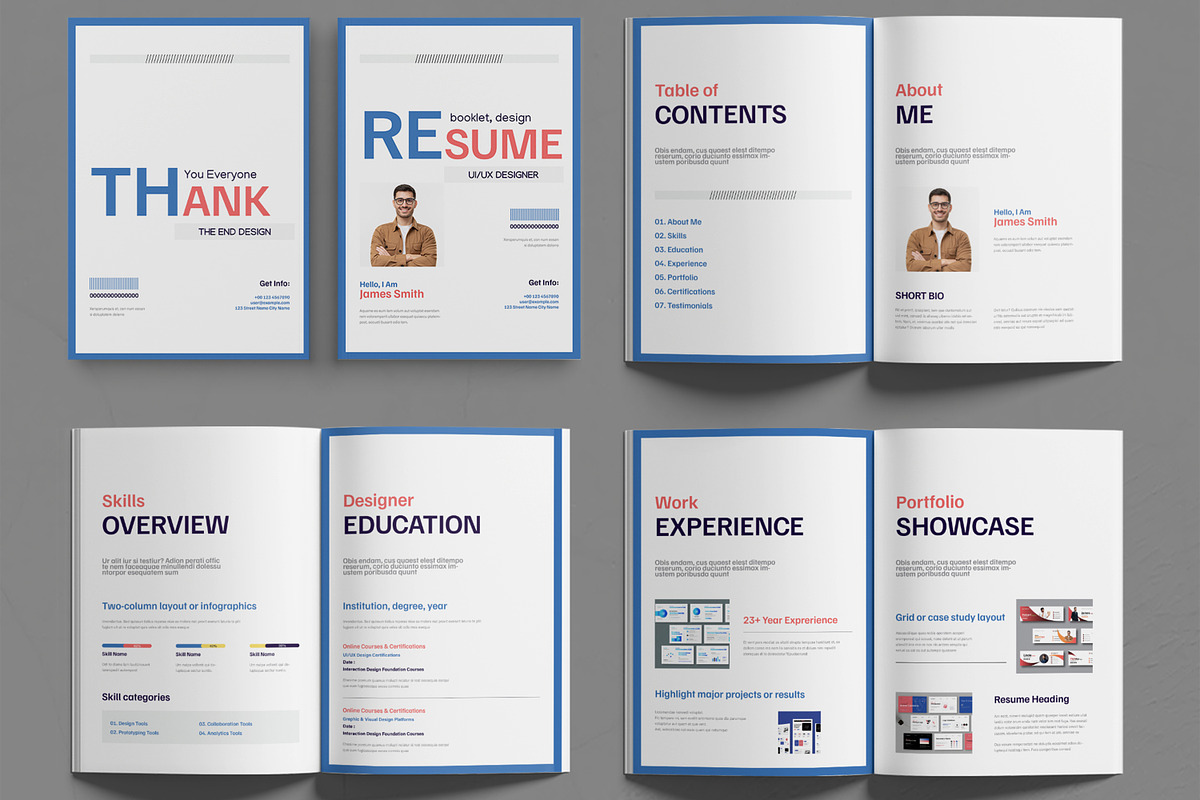 Professionals Resume Booklet Design, a Resume Template by MightyDesign (Photo 2 of 6)