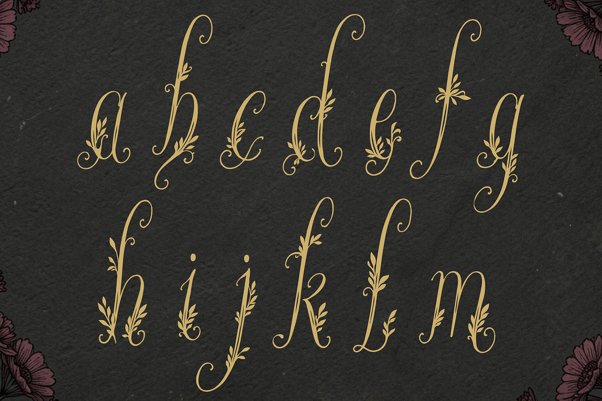 Wanderin Autumn Artisan Floral font, a Script Font by HypeWorksCo (Photo 26 of 28)