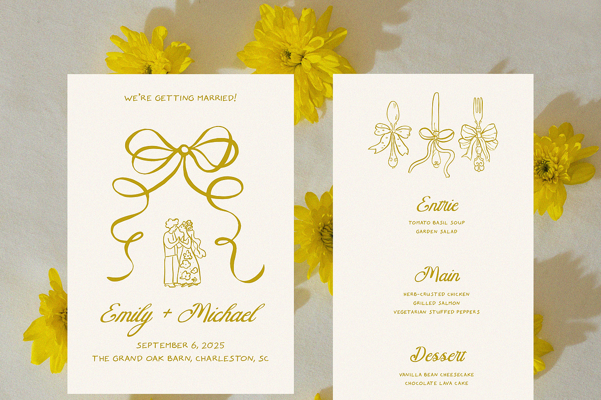 Whimsical Wedding Clipart Collection, an Object Illustration by Ayya Studio (Photo 14 of 20)