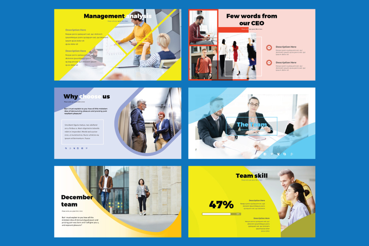 BUSINESS COLORFUL - Keynote Template, a Presentation Template by Shafura (Photo 4 of 6)