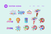 14 LGBT Pride Icons, an Illustration by Hello Mister Frank (Thumbnail 3 of 4)
