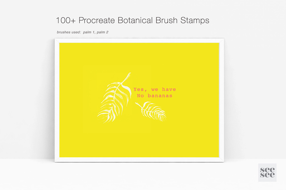 100+ Botanical Procreate Brush Stamp, a Brush Add-On by CC CREATIVE CO (Photo 12 of 16)
