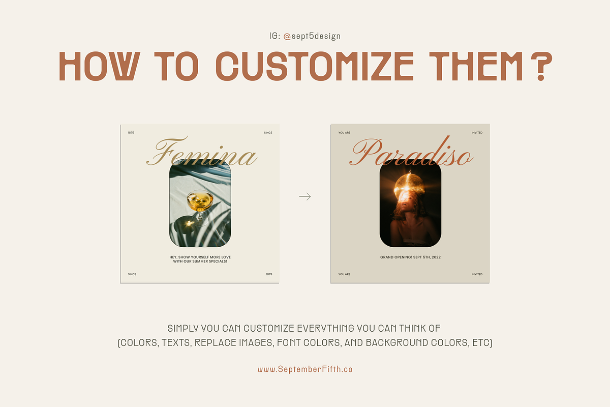 Small Business Social Media CANVA+PS, a Social Media Template by September 5th (Photo 22 of 24)