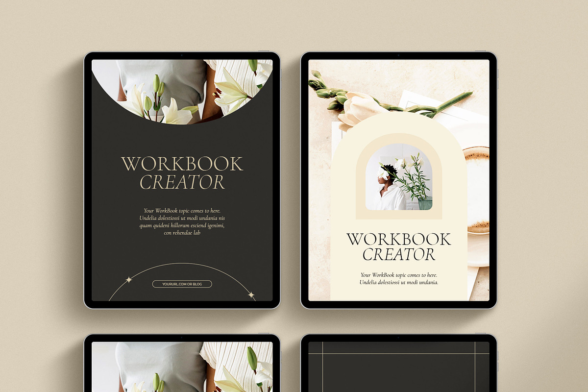WorkBook / CANVA, INDD / Mona, a Magazine Template by Mirazz (Photo 3 of 15)