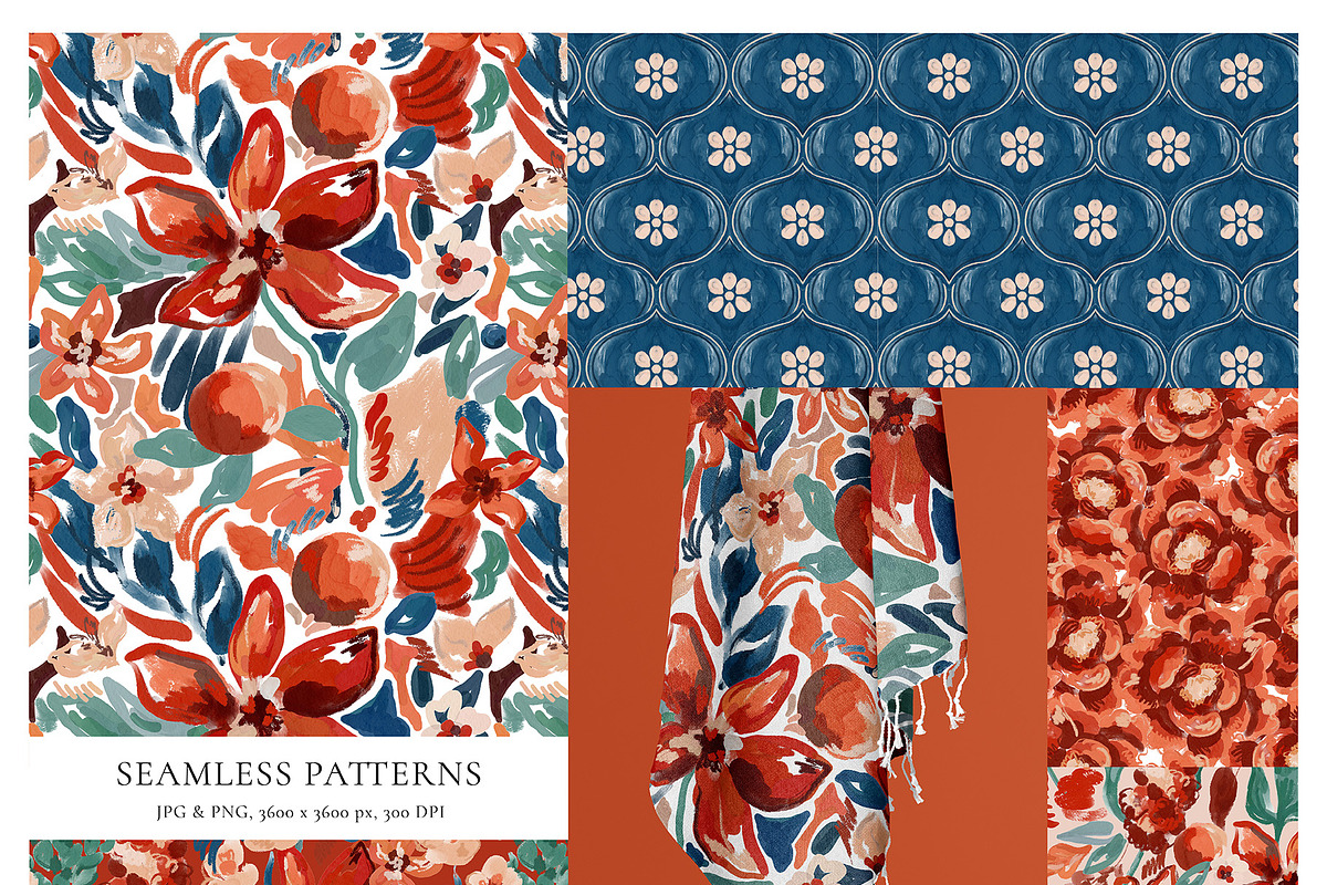 Intense Flowers Collection, an Illustration by Julia Dreams (Photo 3 of 9)