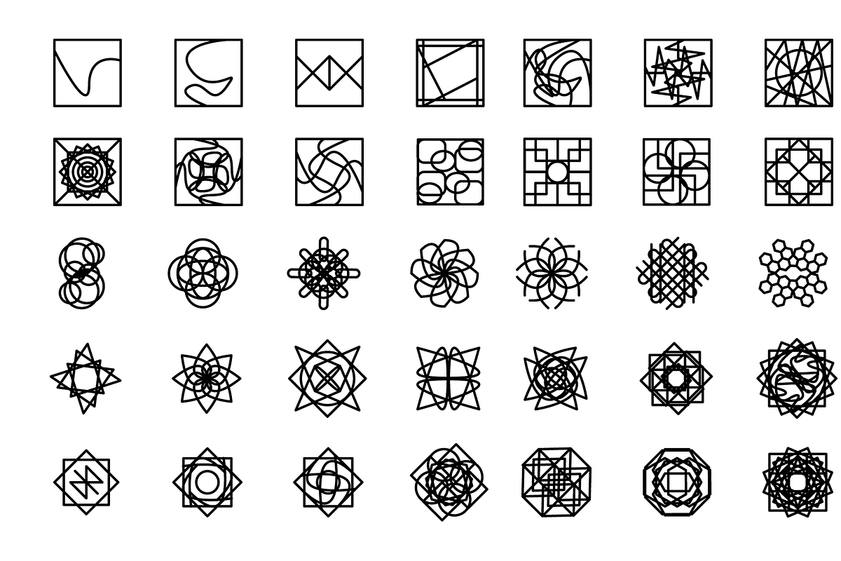 35 Clean Shapes + 10 Logos (Ai & Ps), a Branding & Logo Template by cristiursea (Photo 2 of 4)
