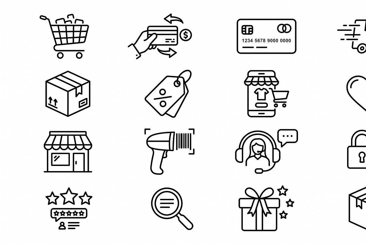 42 Vector Ecommerce Outline Icon, an Outline Icon by adenpinkstore (Photo 8 of 8)