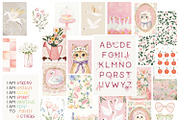 100 Vintage Girly Prints, a Background Graphic by Purple (Thumbnail 3 of 10)