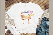 Summer Day Wooden Sign Clipart, an Illustration by Sublimation Artist (Thumbnail 4 of 6)