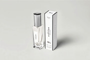 Realistic Perfume Bottle Box Mockup, an Advertising Mockup by DesignRushMarket (Thumbnail 2 of 2)