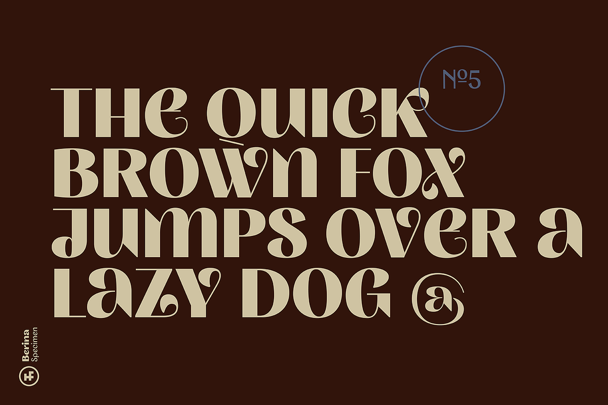 Berina Display, a Sans Serif Font by Hurufatfont (Photo 3 of 16)