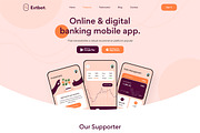 Vue JS App Landing Page Template, a Landing Page Template by HasThemes (Thumbnail 5 of 6)