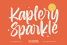 Kaplery Sparkle Bold Handwritten
