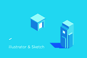 City Building Kit, an Illustration by UI8 (Thumbnail 3 of 4)