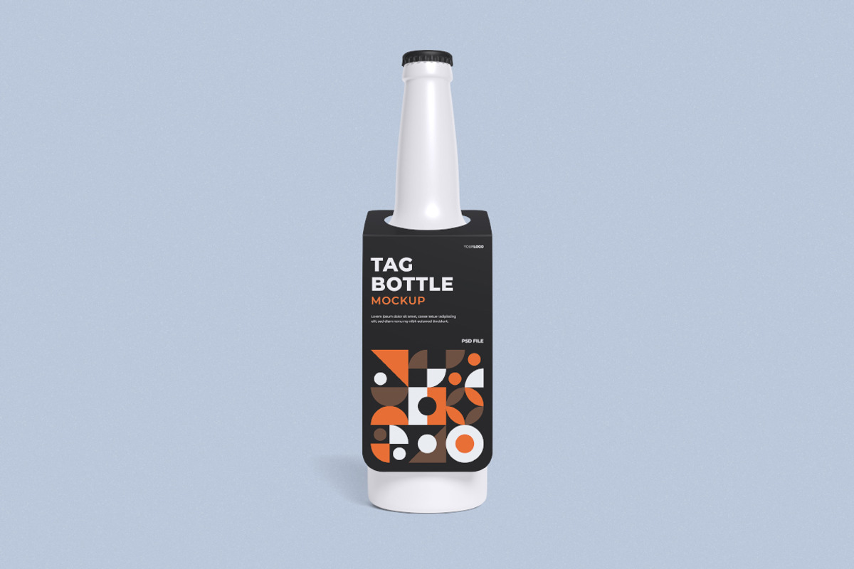 TAG BOTTLE MOCKUP, a Product Mockup by swsi-studio (Photo 3 of 5)