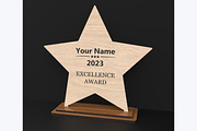 Acrylic & Wooden Award Trophies, an Object Graphic by ThemeXDigital (Thumbnail 5 of 9)