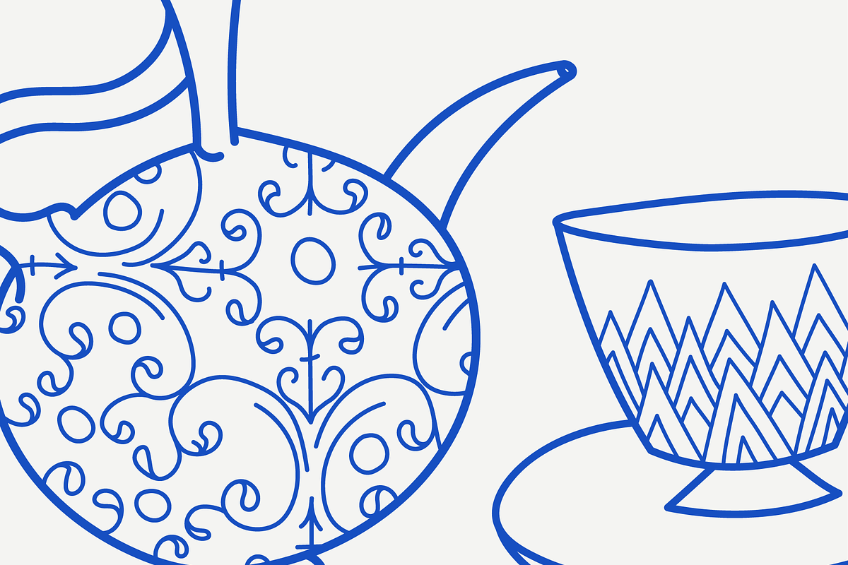 Ceramic Illustrations, a Decorative Illustration by Inkwell Supply Co (Photo 3 of 8)