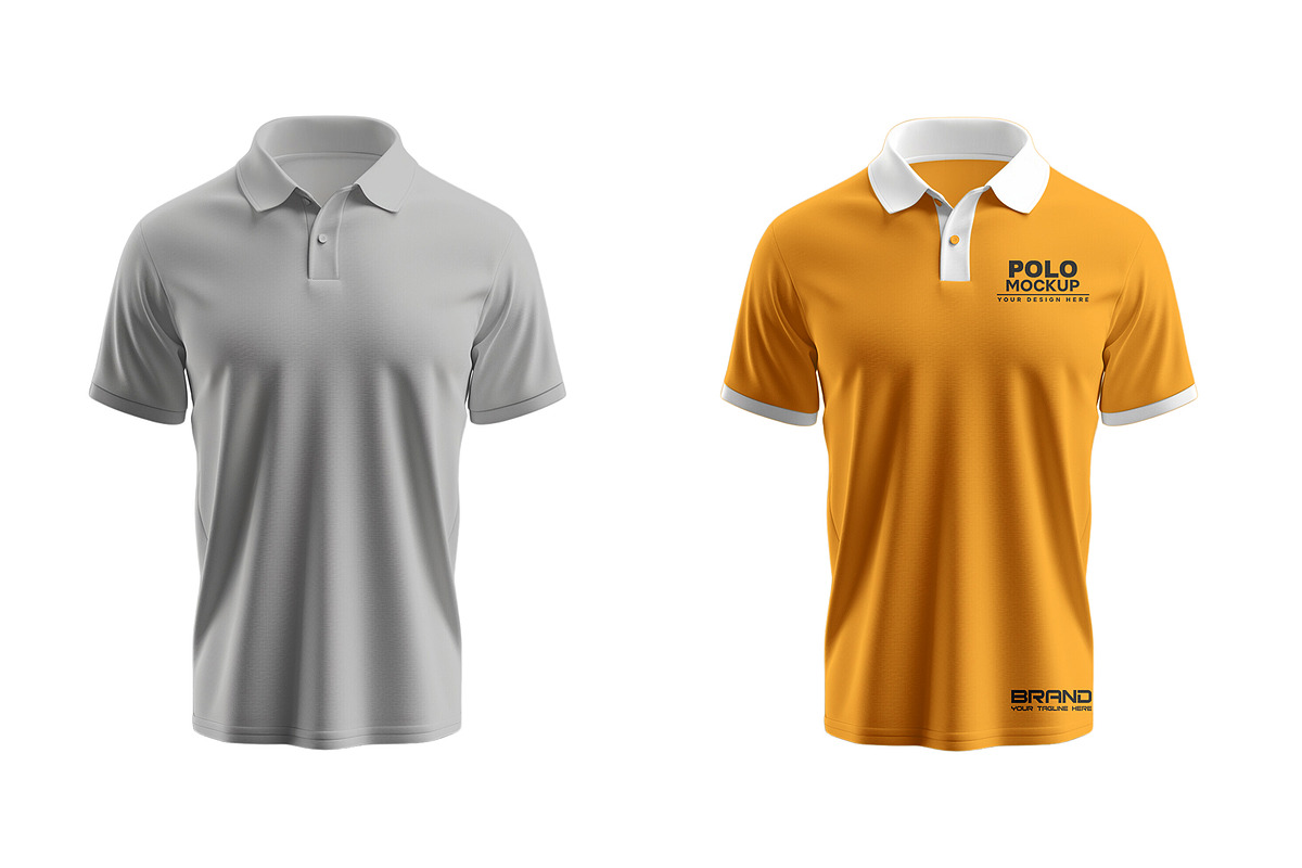 Polo Shirt Mockup, a Shirt Mockup by GraphicsPixel (Photo 2 of 3)