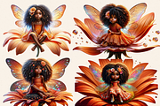 LOTUS MAGICAL FAIRIES CLIPART, a Person Illustration by Daring Digies (Thumbnail 2 of 11)