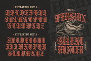 Master Rough Blackletter Typeface, a Blackletter Font by alit design (Thumbnail 6 of 17)