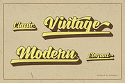 Jostena - Script Font With Extrude, a Script Font by haniefart (Thumbnail 10 of 11)