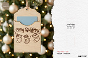 Christmas Card Holders SVG Bundle, a Decorative Illustration by svgocean (Thumbnail 9 of 25)