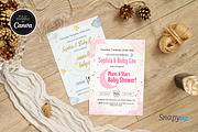 Over the Moon Baby Shower Invitation, an Invitation Template by Snapybiz (Thumbnail 9 of 9)