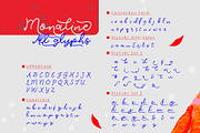 monaline mono script, a Script Font by Tooris (Thumbnail 6 of 8)