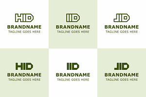 Letters HID IID JID Monogram Logo, a Branding & Logo Template by Pray Art Design Studio