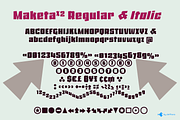 Maketa display, a Sans Serif Font by deFharo (Thumbnail 3 of 11)