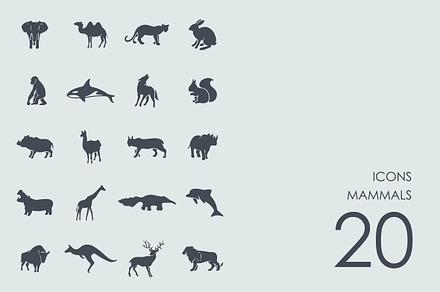 Mammals icons, an Icon by Palau