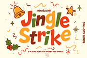 Jingle Strike Font, a Handwritten Font by KengGraphic (Thumbnail 1 of 9)
