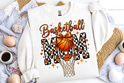 Retro Basketball Mom Life PNG,, an Illustration by CreationArt (Thumbnail 8 of 9)