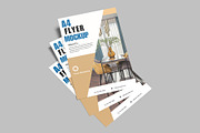 A4 Flyer Mockup, a Flyer Template by lamorastudio (Thumbnail 5 of 11)