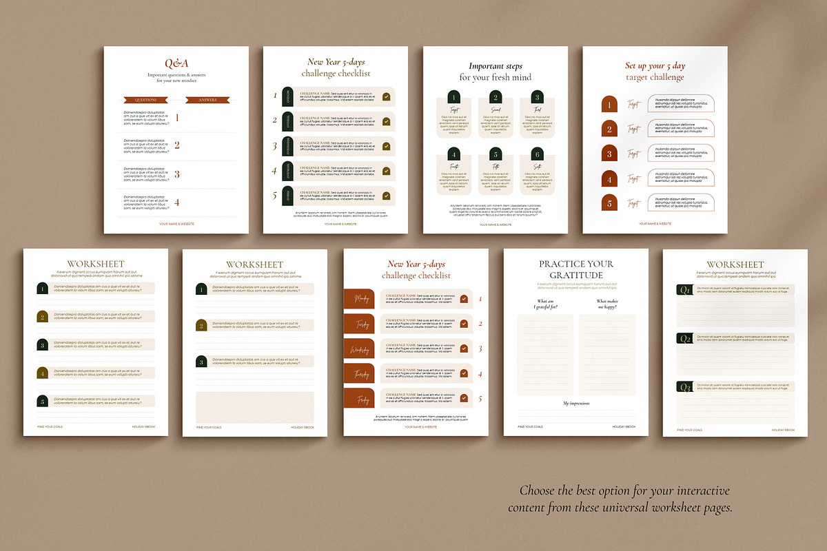 Holiday Gift Guide / CANVA, InDesign, a Magazine Template by Mirazz (Photo 19 of 22)