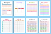 Weekly Family Planner Canva, a Stationery Template by Designmela01 (Thumbnail 3 of 4)