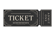Retro Ticket Templates, an Object Illustration by PsychocheArt (Thumbnail 3 of 5)