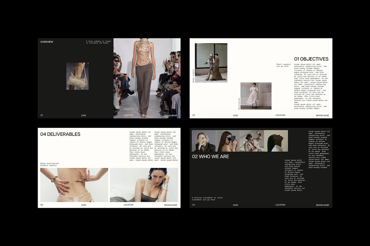 Minimalist Brand Proposal Pitch Deck, a Presentation Template by Yasmine S. (Photo 3 of 6)