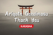 Karasha – Japanese Style Font, a Font by NURF Designs (Thumbnail 10 of 10)