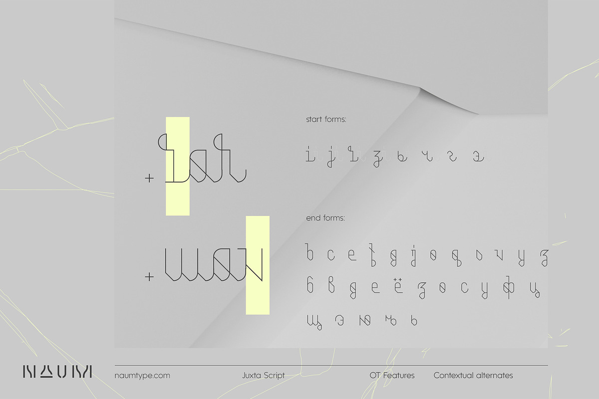 Juxta Script | 7 fonts preview 4