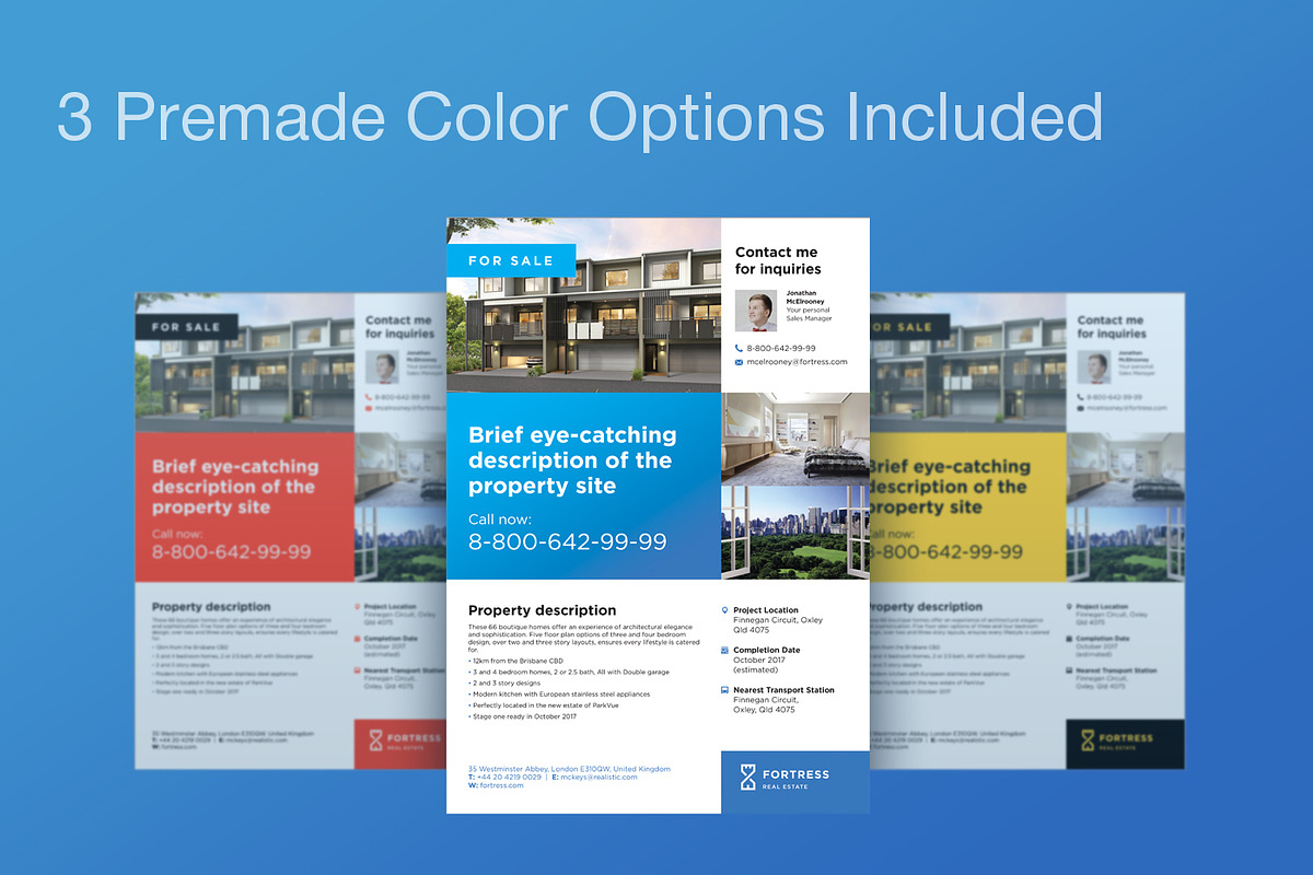 Real Estate Flyer Design – Fortress, a Flyer Template by Ideal Company (Photo 5 of 5)