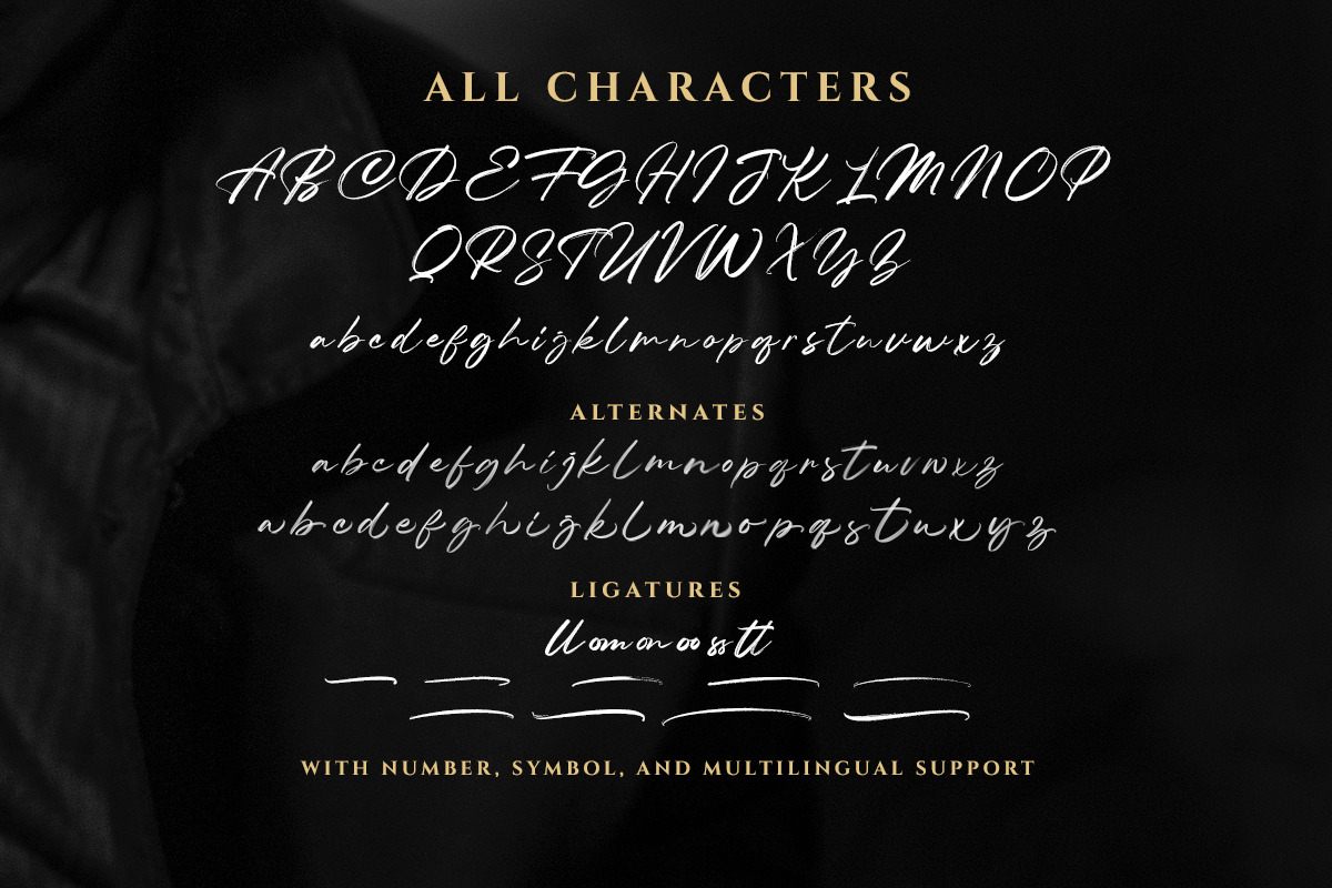 Compania - Luxury Signature, a Script Font by Letterhend Studio (Photo 9 of 9)
