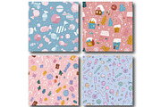 Candy Shop Pastel Christmas Pattern, an Illustration by DreamPrint404 (Thumbnail 4 of 4)