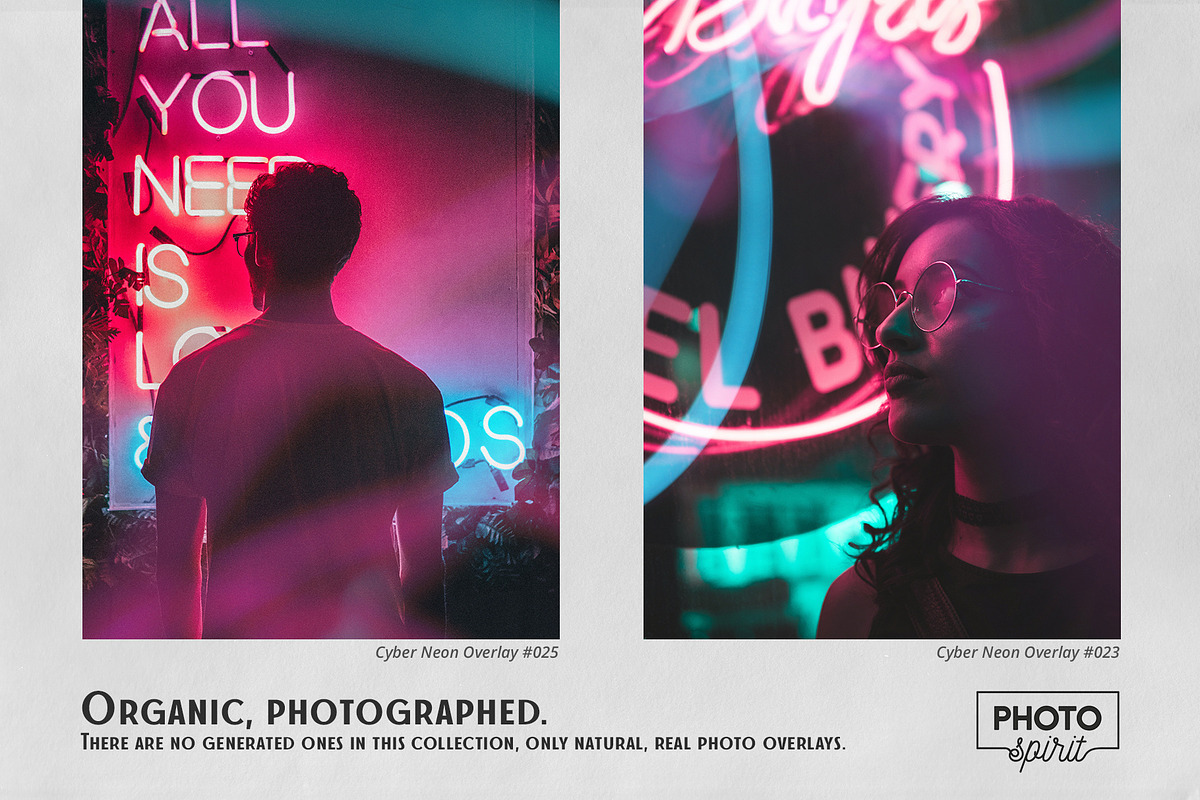 Cyber Neon Overlays, a Brushes & More by PhotoSpirit (Photo 3 of 9)