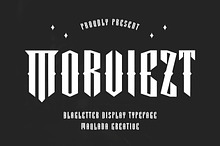 Morviezt Blackletter Display Font
