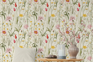 Wildflowers Print Seamless Patterns