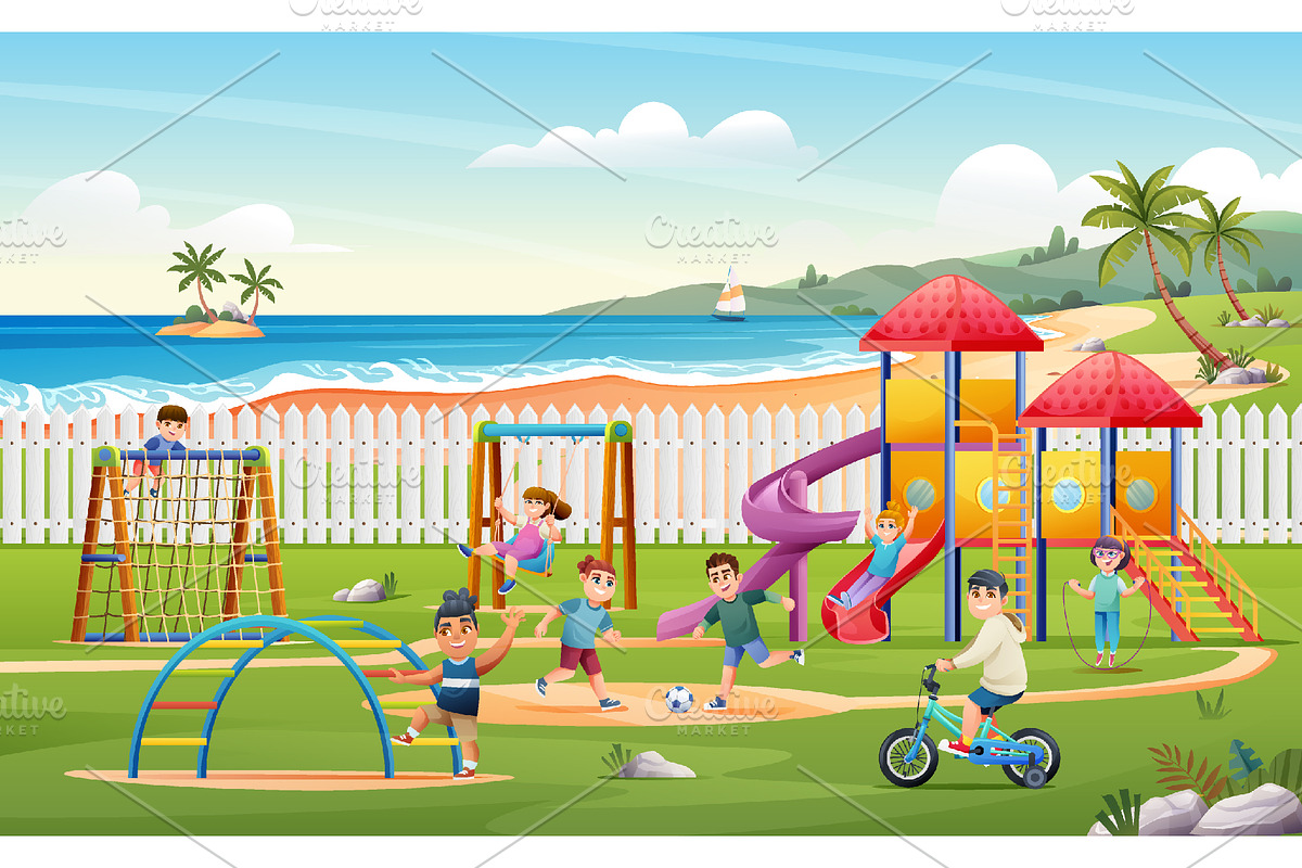 Kids Playground Collection, an Education Illustration by YG Studio (Photo 5 of 8)