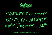 Onedrips - Graffiti Script Fonts, a Script Font by Prioritype Co (Thumbnail 11 of 14)