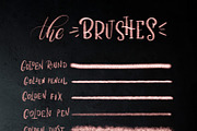 Golden Dust Procreate brushes, a Brush Add-On by tatiananemna (Thumbnail 4 of 8)