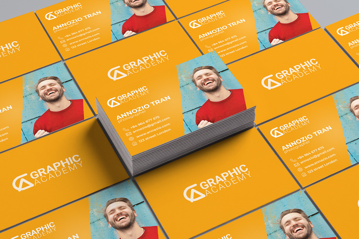 Photographer Corporate Identity card, a Business Card Template by graphicacademypk (Photo 4 of 4)